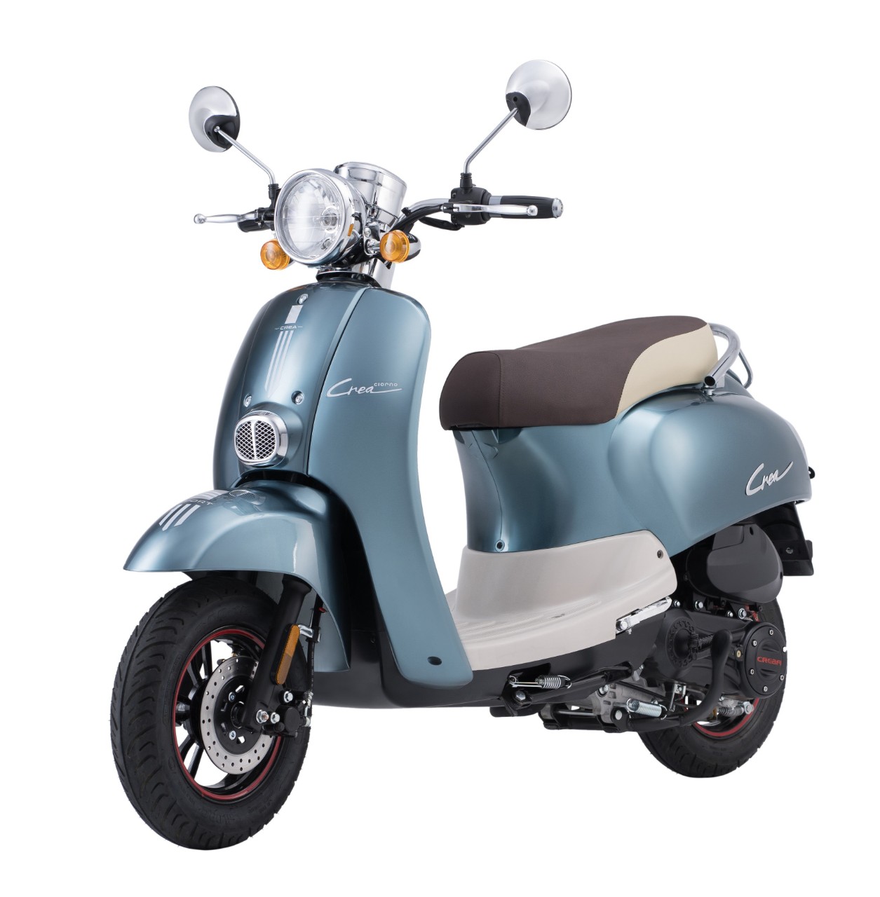 Mặt trước xe tay ga 50cc crea 2020