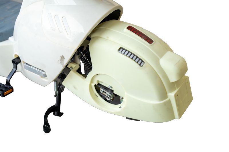 gác chân ẩn xe đạp điện dk bike v1