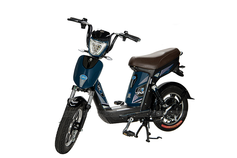 Xe đạp điện uniq f1 one màu xanh