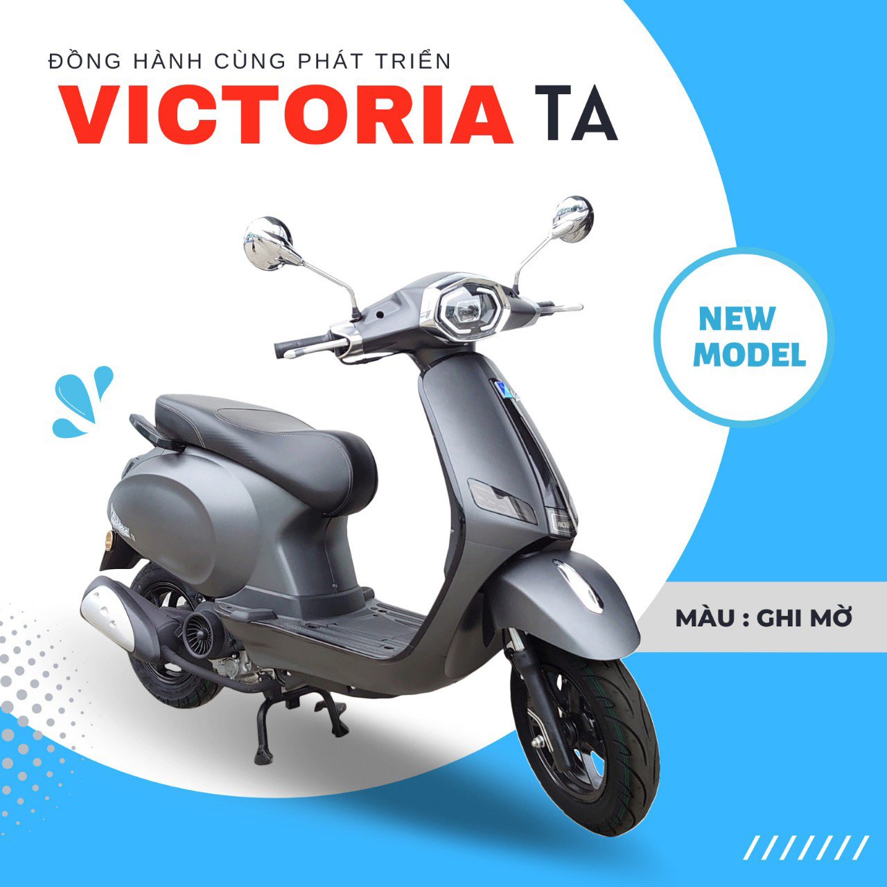Xe Máy Tay Ga Victoria TA 50cc chính hãng giá rẻ nhất thị trường