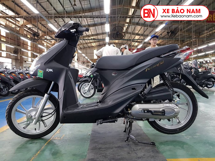 Xe ga 50cc Passing chính hãng SYM Mới nhất màu Đen