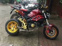  Xe máy Ducati Monster 110 độ cực chất của thanh niên Hà Nội
