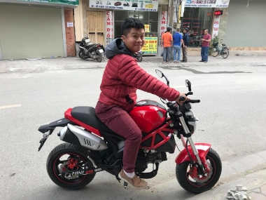 Album Khách hàng mua xe Ducati Mini Monster 110 tại Xe Bảo Nam