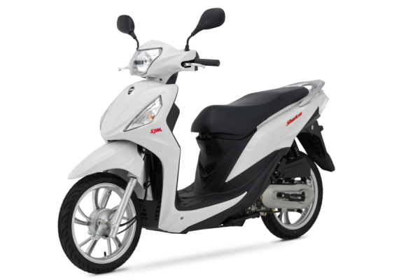 Xe Ga Sym Shark 50cc Màu Trắng