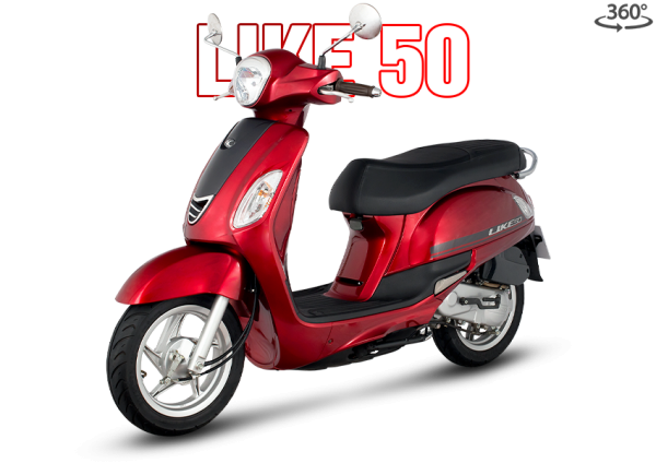 Xe Ga Kymco Like 50cc Đỏ