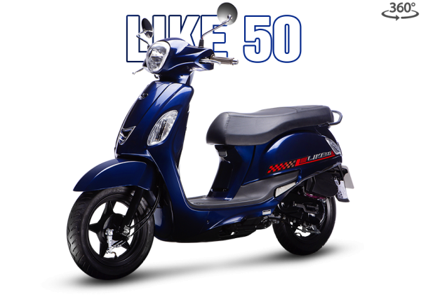 Xe Ga Kymco Like 50cc Xanh Đậm