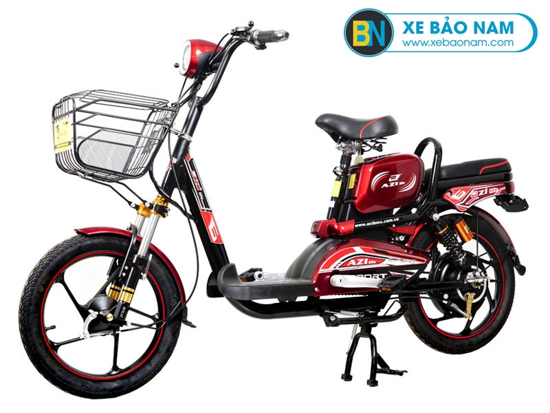 Xe đạp điện honda 4 bình màu đỏ  105001974