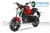 Xe máy Ducati Monster 50CC màu đỏ