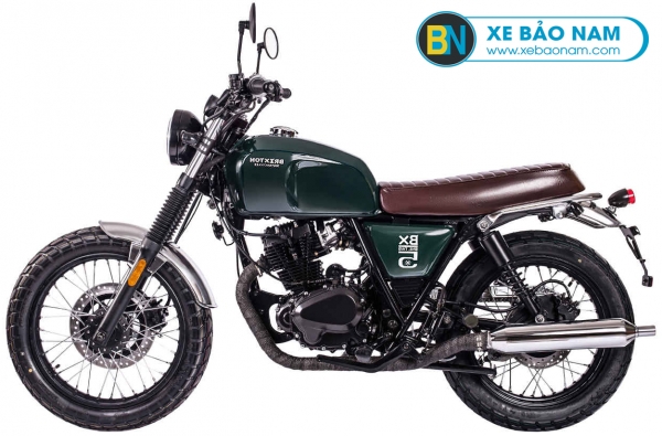 Xe Brixton Classic BX150 màu xanh lá đậm