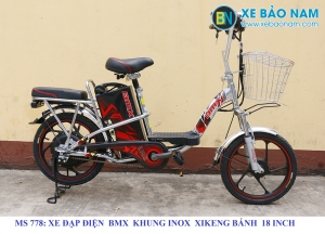 Xe đạp điện BMX khung Inox Xikeng