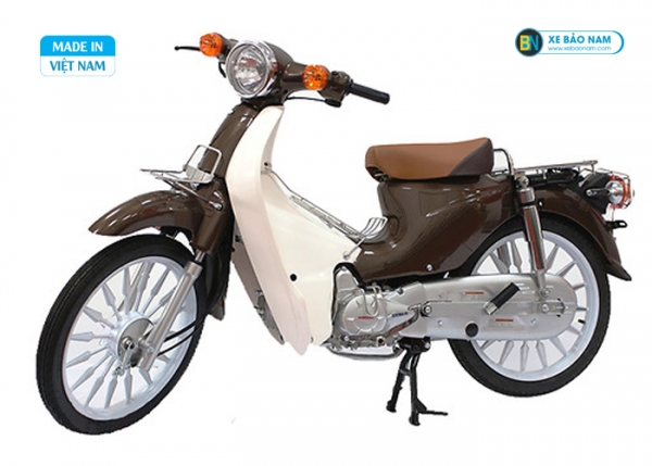 Xe cub 50cc màu nâu ( vành đúc )