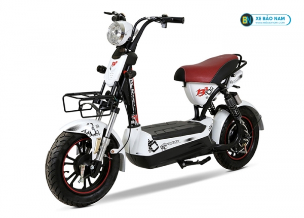 Xe máy điện Milo M133 màu trắng
