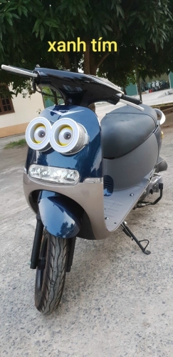 Xe máy điện thiết kế hot trend Minion khiến vạn người mê