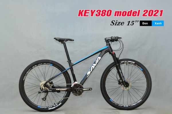 Xe Đạp Địa Hình Sava Key380 Model 2021 Size15 ( Mối hàn )