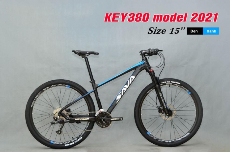 Xe Đạp Địa Hình Sava Key380 Model 2021 Size15 ( Mối hàn )