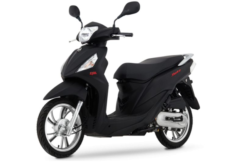 Xe Ga Sym Shark 50cc Màu Đen Nhám