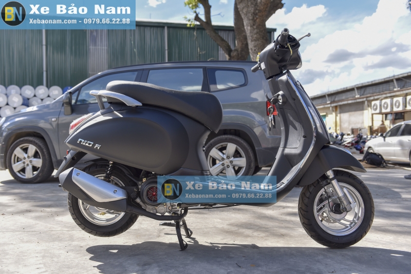 Đánh giá chi tiết Xe ga 50cc Nio F1 Nioshima Đen Nhám ► Đời mới nhất