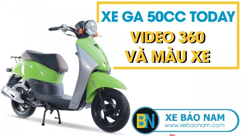Xe ga 50cc Today ► Video 360 độ vs Màu Xe