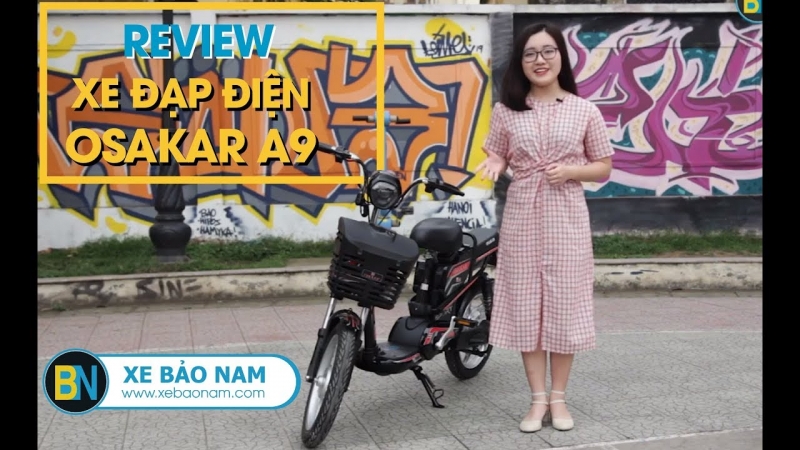 Xe đạp điện Osakar A9  ► Xe điện Học Sinh 12 tuổi cấp 2 tốt nhất
