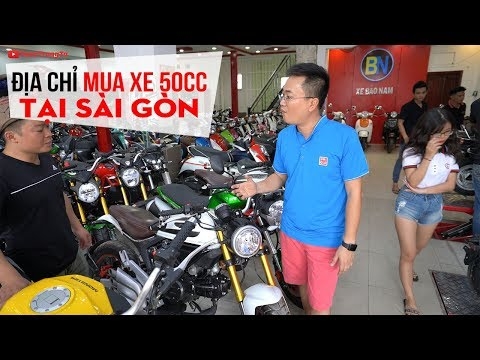 Giá xe Exciter 50cc, Sirius 50cc, Moto Mini và Địa chỉ mua xe tại Sài Gòn