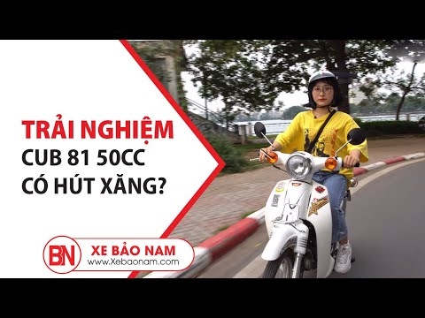 Thử thách Xe máy Cub 81 Japan 50cc đời 2019 ► 100km hút bao nhiêu xăng?(4K)