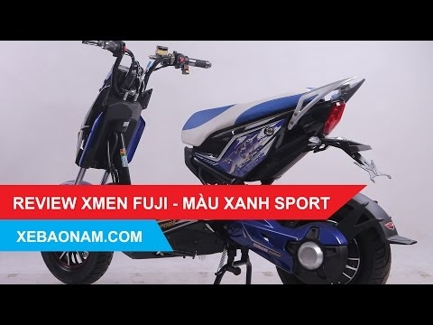  Đánh giá Xe máy điện XMEN FUJI 2017 - Màu xanh sport - bán Trả Góp - giá rẻ nhất Việt Nam.
