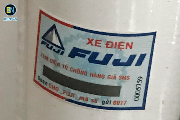 Tem chống hàng giả chính hãng Fuji